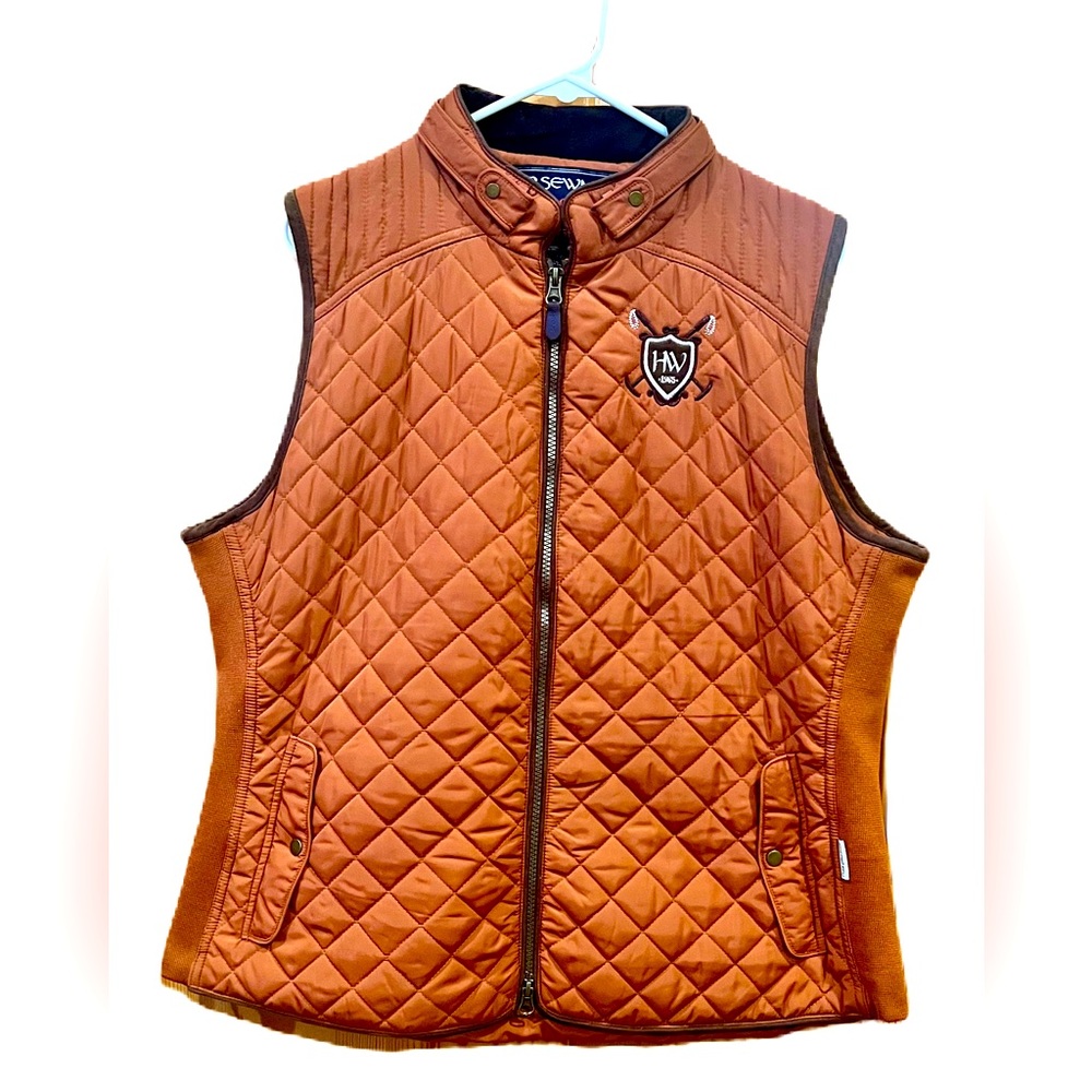 Horseware Ireland Polo Vest, XXL, Burnt Orange/Copper